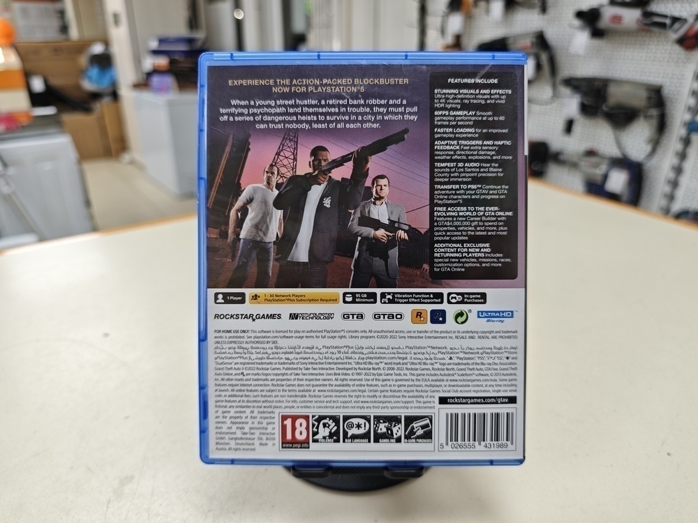 Игра Playstation 5 GTA 5