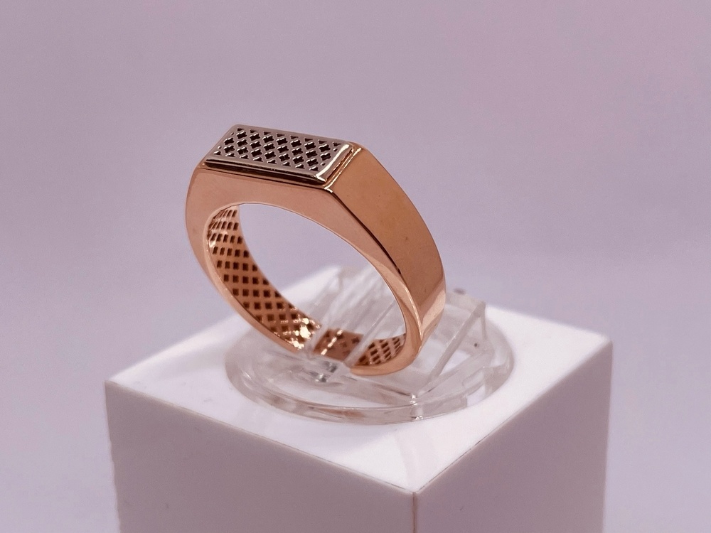 ПЕЧАТКА С КАМНЕМ (Au 585)