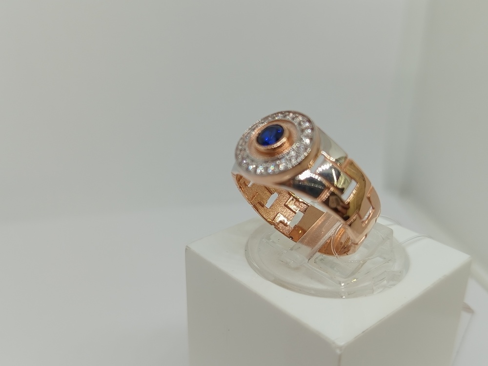 ПЕЧАТКА С КАМНЯМИ (Au 585)