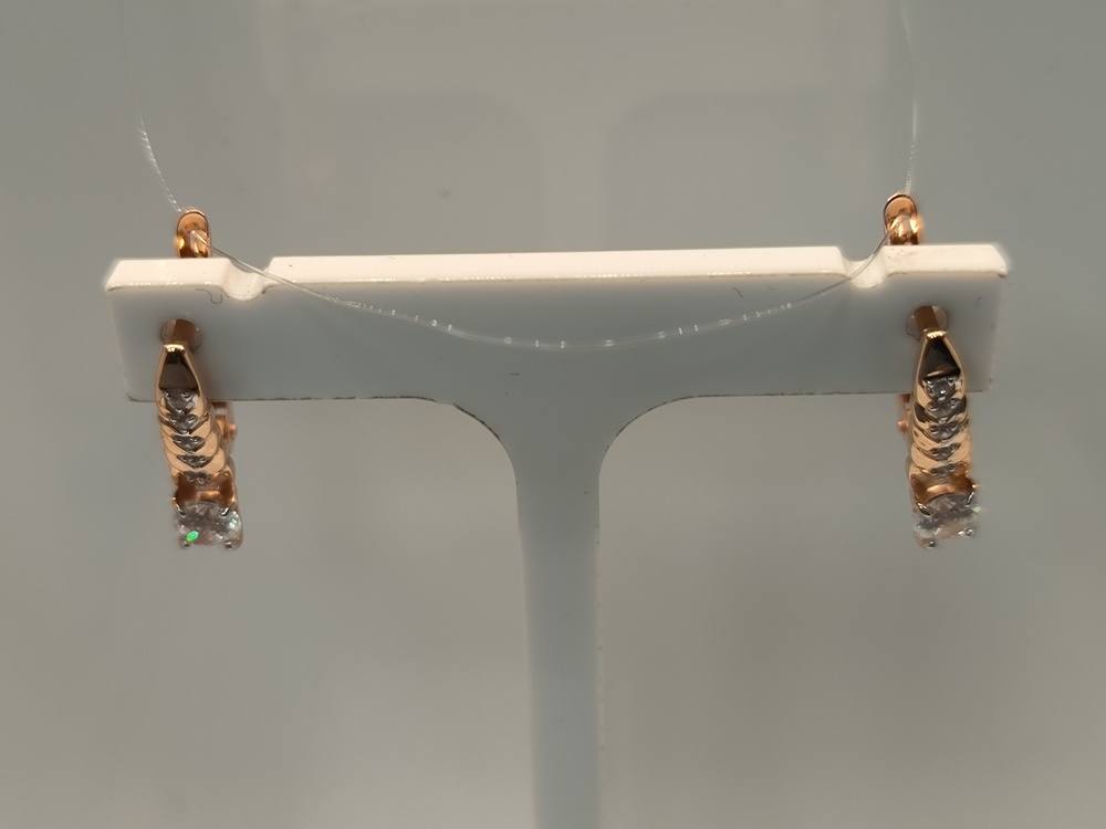 СЕРЬГИ С КАМНЯМИ (Au 585)