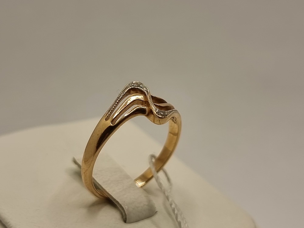 КОЛКМИ585 КОЛЬЦО С КАМНЯМИ (Au 585)