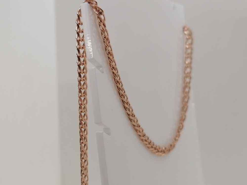 ЦЕПЬ ПОЛНОВЕСНАЯ Ромб двойной (Au 585)