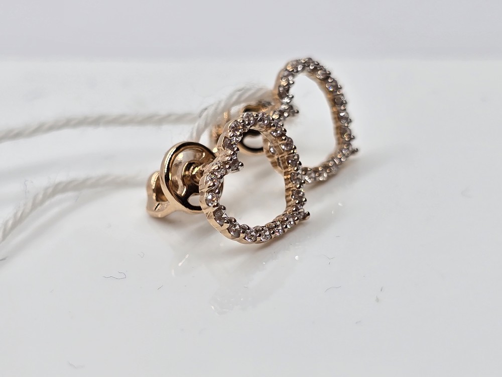 СПУС585 СЕРЬГИ ПУСЕТЫ (Au 585)