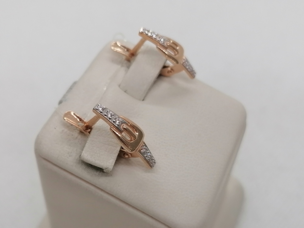 СЕРЬГИ С КАМНЯМИ (Au 585)