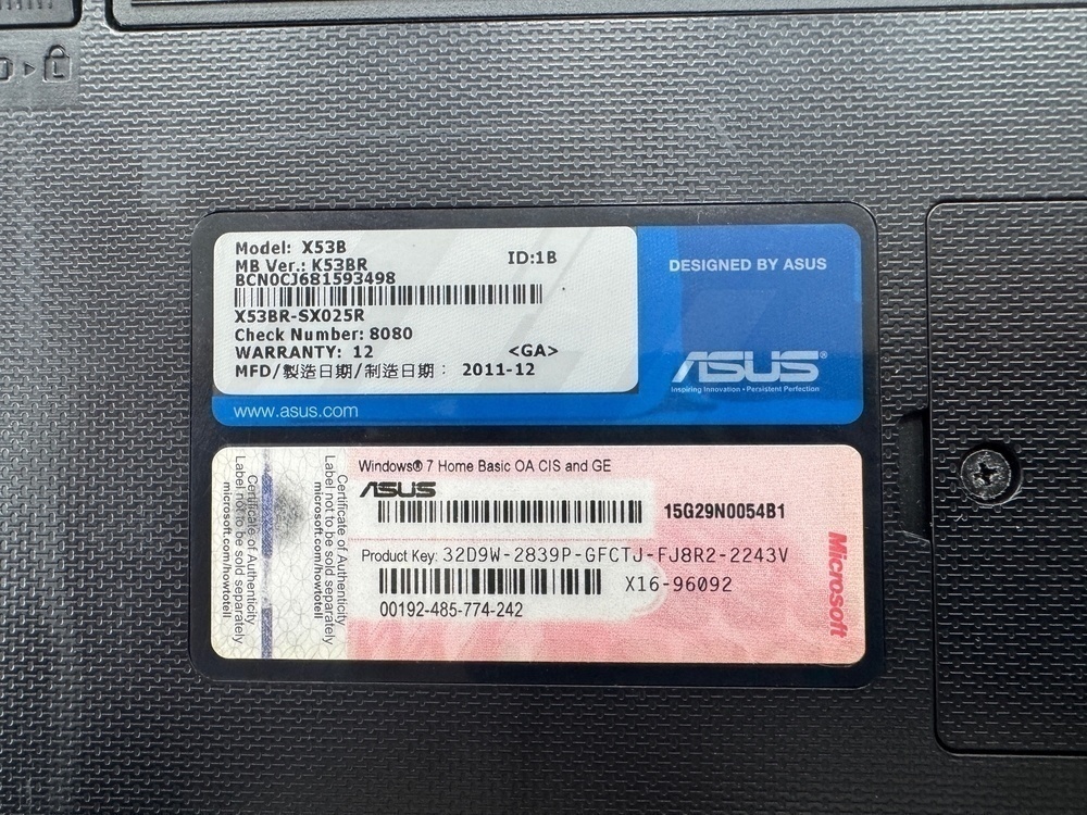 Ноутбук ASUS; E-450, Radeon HD 7470M, 3 Гб, 128 Гб, 160 Гб