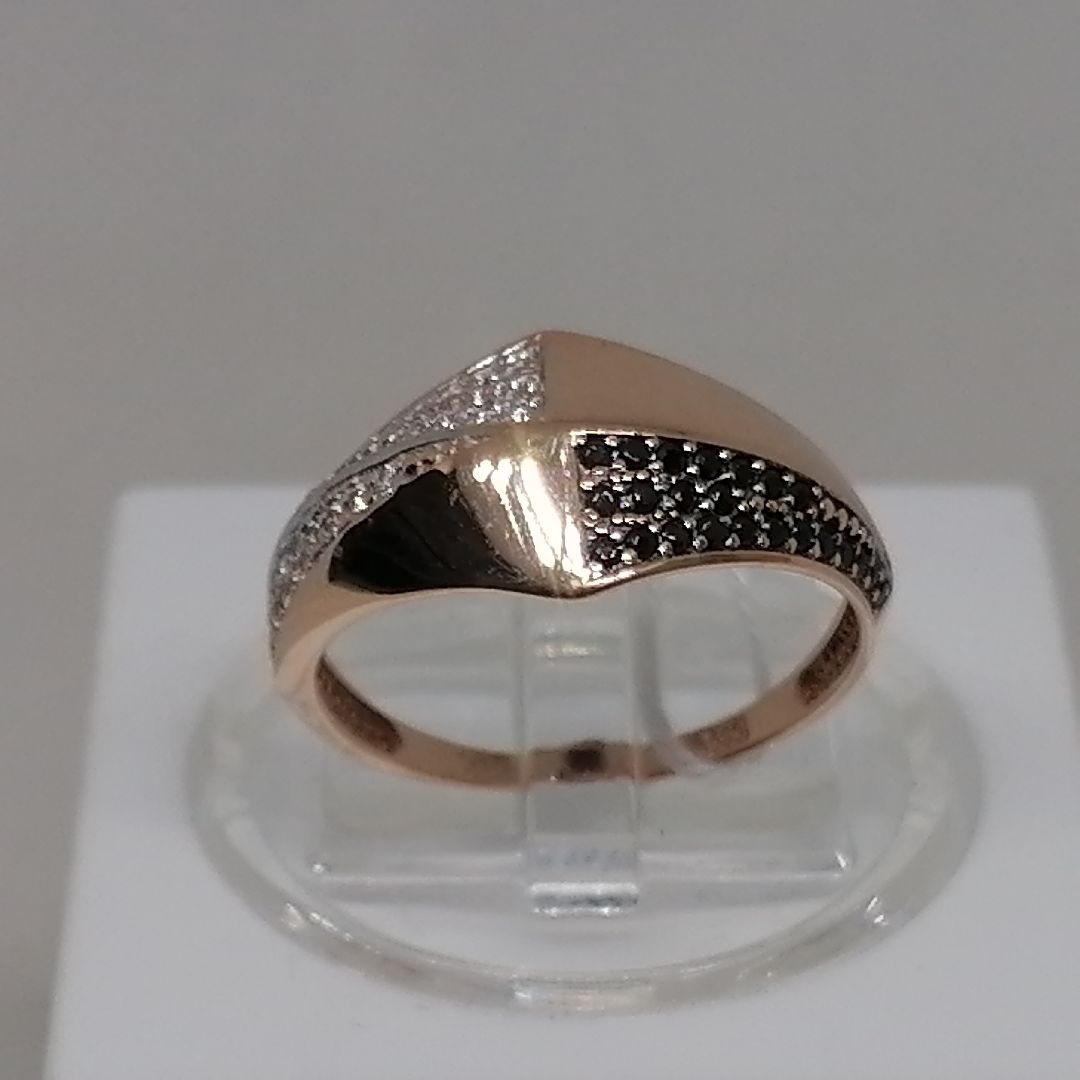 КОЛКМИ585 КОЛЬЦО С КАМНЯМИ (Au 585)