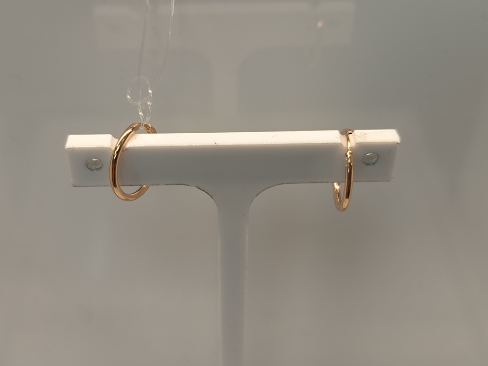 СЕРЬГИ КОНГО без камня (Au 585)