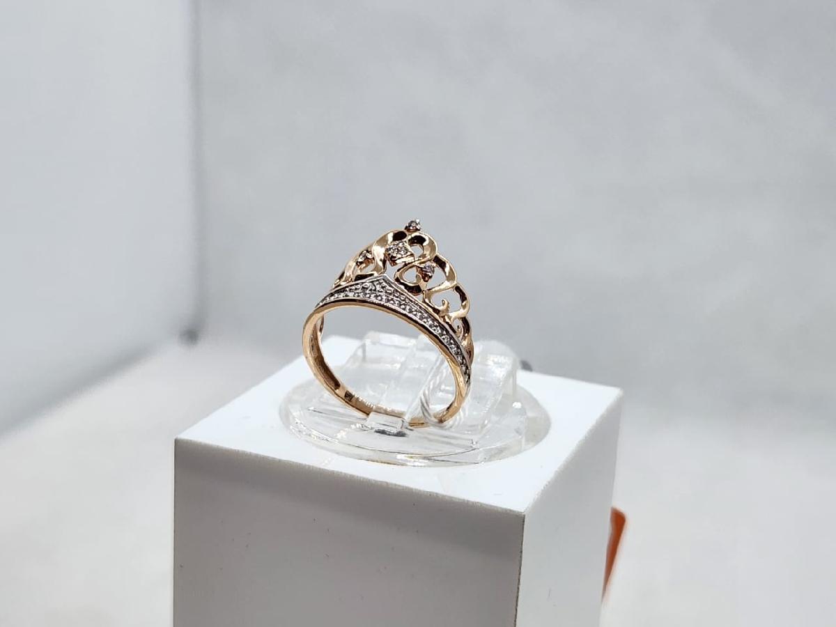 КОЛКМИ585 КОЛЬЦО С КАМНЯМИ (Au 585)