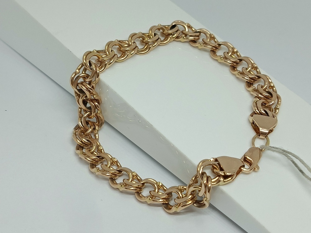 БРАСЛЕТ ПОЛНОВЕСНЫЙ Бисмарк (Au 585)