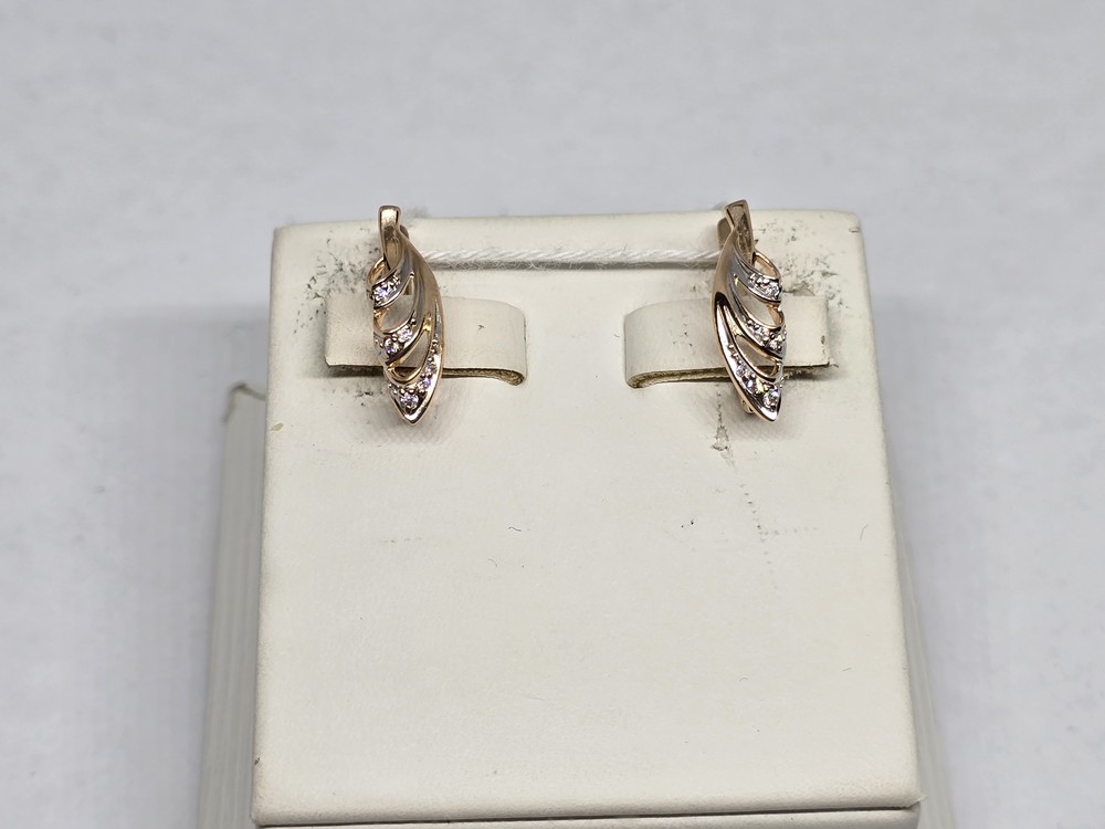 СЕРЬГИ С КАМНЯМИ (Au 585)