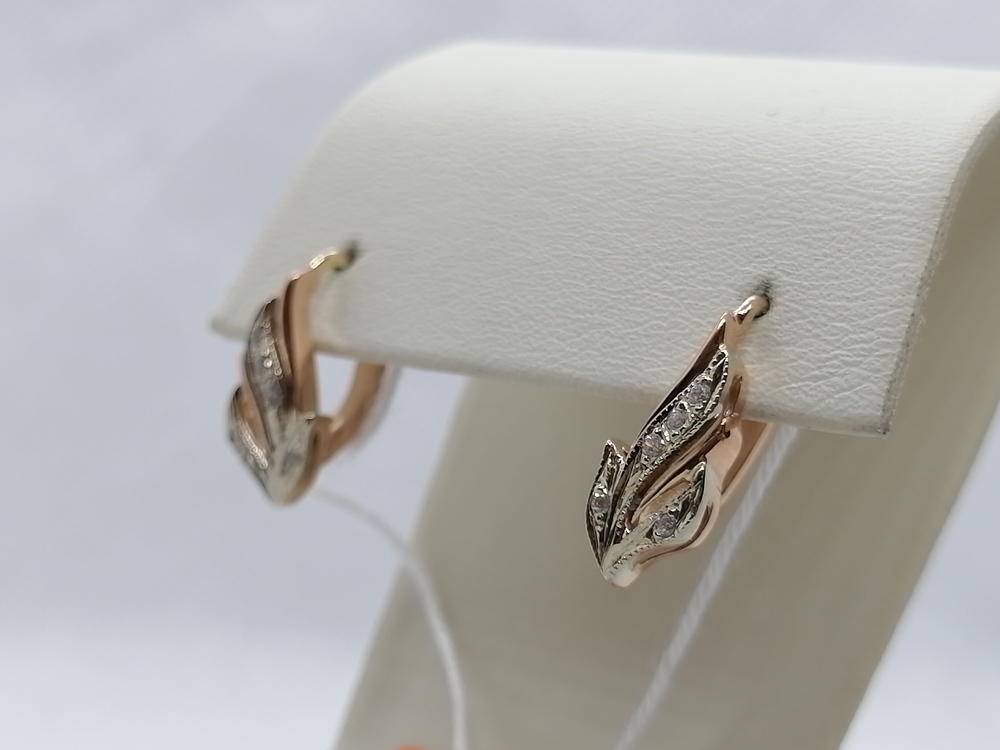 СЕРЬГИ С КАМНЯМИ (Au 585)