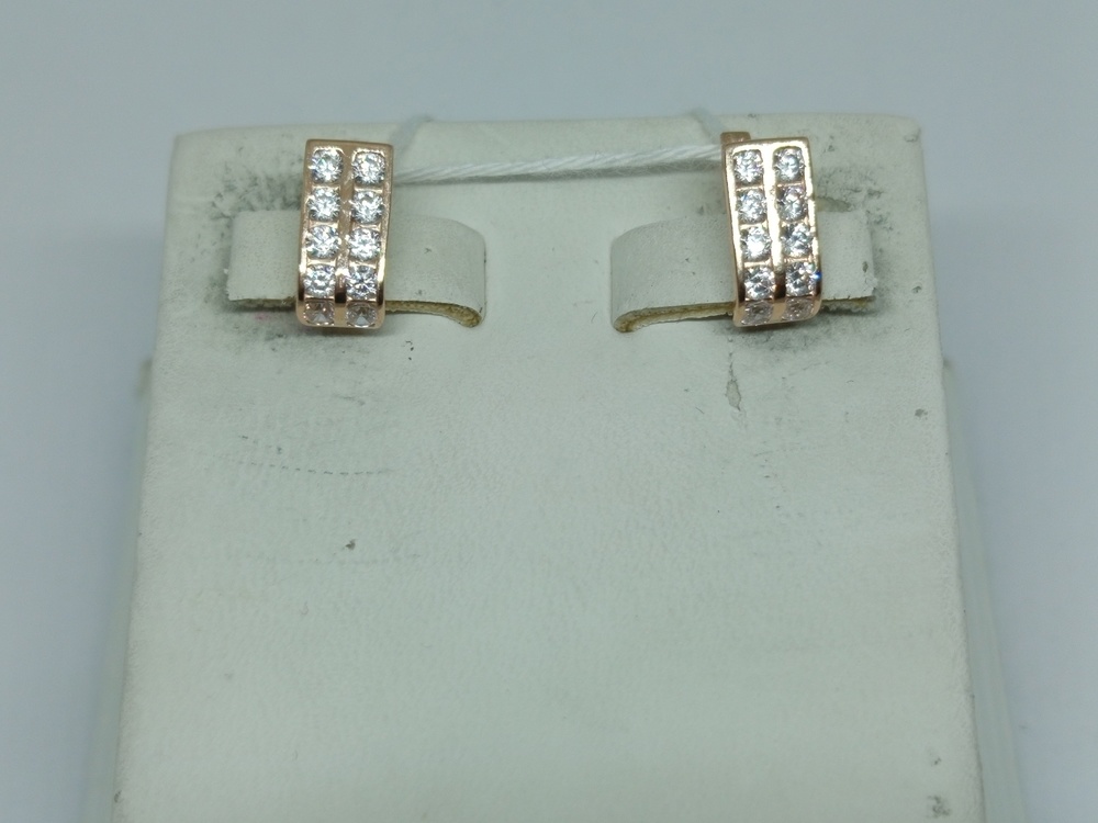 СЕРЬГИ С КАМНЯМИ (Au 585)