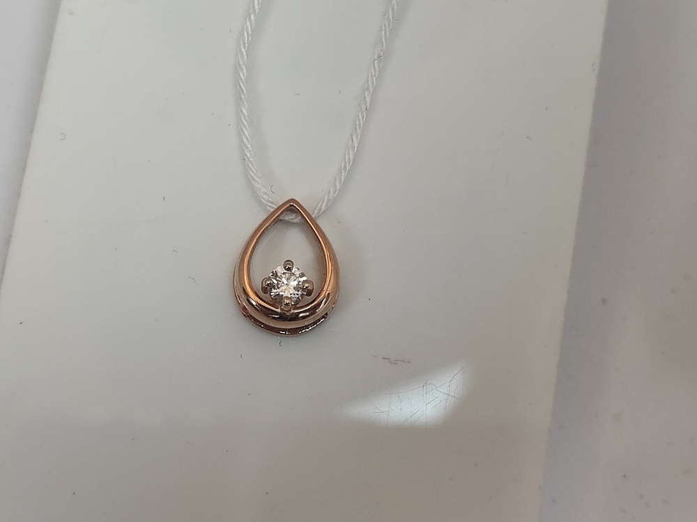 ПОДКМ585 ПОДВЕСКА С КАМНЕМ (Au 585)