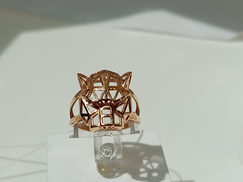 КОЛЬЦО С КАМНЯМИ (Au 585)