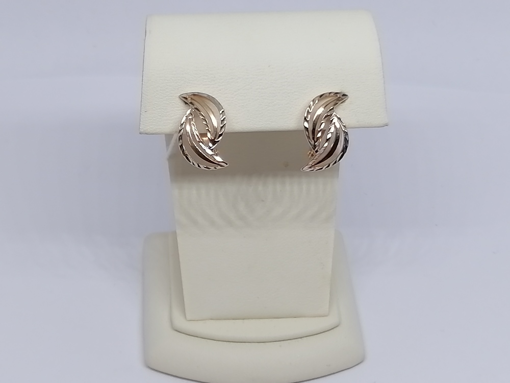 СЕРЬГИ БЕЗ КАМНЯ (Au 585)