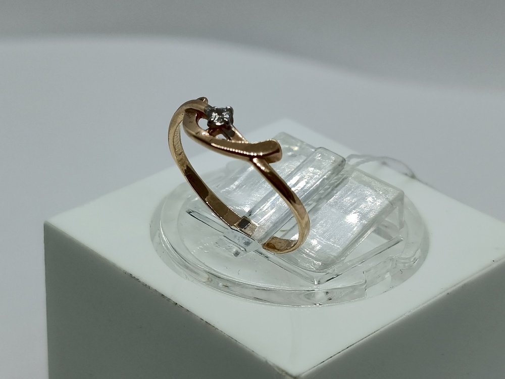 КОЛЬЦО С КАМНЕМ (Au 585)