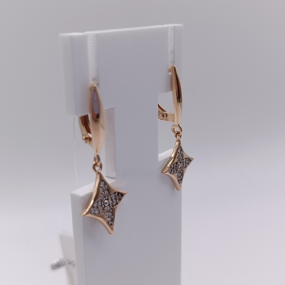 СЕРЬГИ С КАМНЯМИ (Au 585)