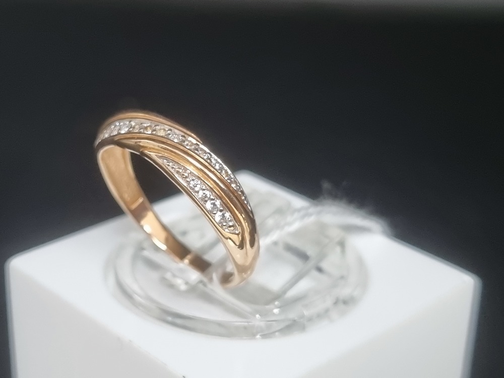 КОЛКМИ585 КОЛЬЦО С КАМНЯМИ (Au 585)