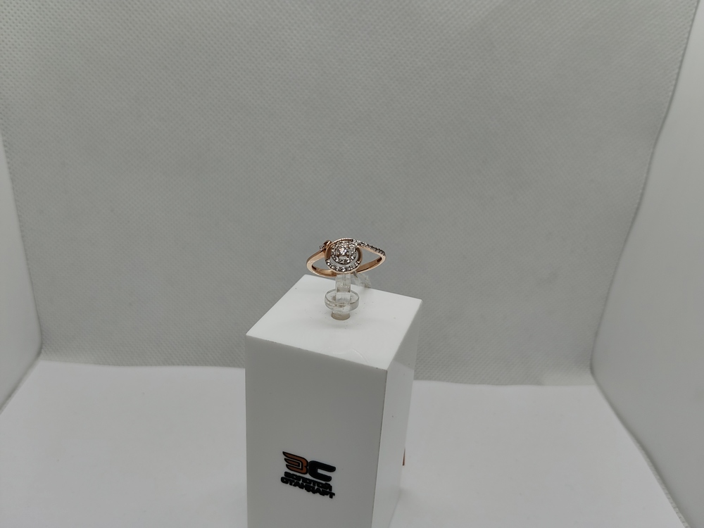 КОЛКМИ585 КОЛЬЦО С КАМНЯМИ (Au 585)