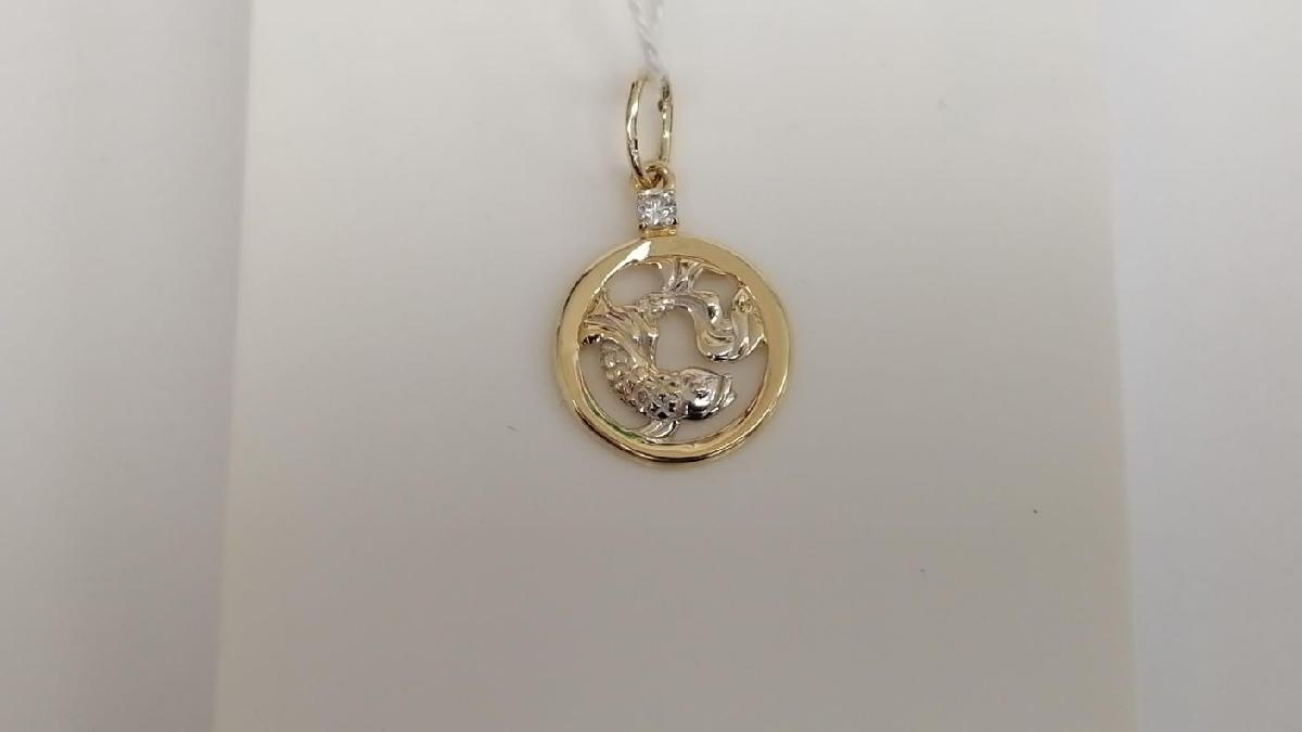 ПОДВЕСКА С КАМНЕМ (Au 585)