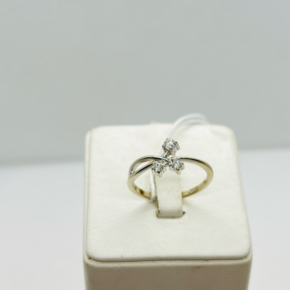 КОЛКМИ585 КОЛЬЦО С КАМНЯМИ (Au 585)