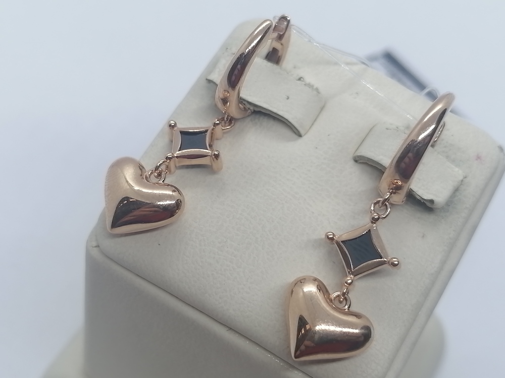 СЕРЬГИ ОНИКС (Au 585)