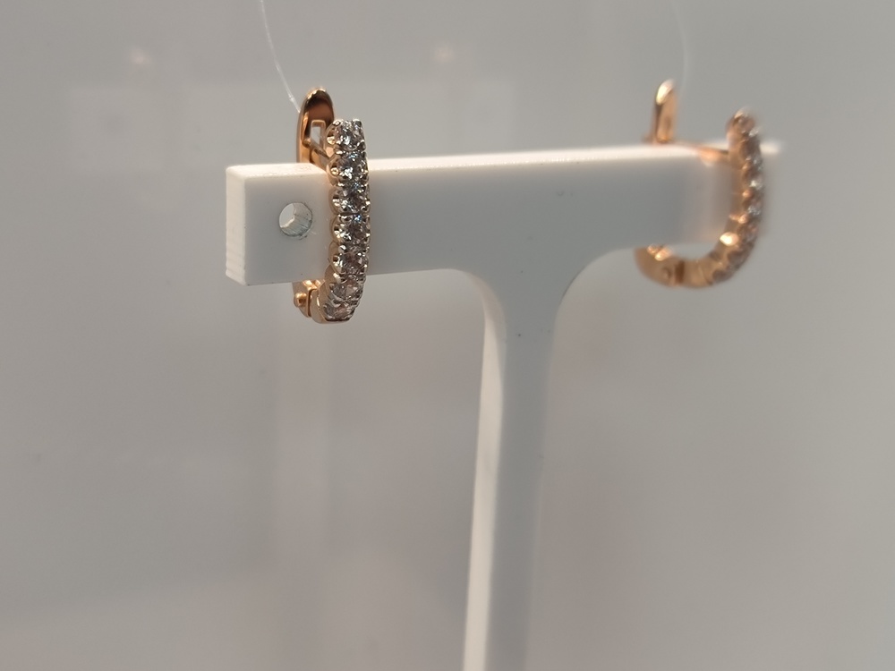 СЕРЬГИ С КАМНЯМИ (Au 585)