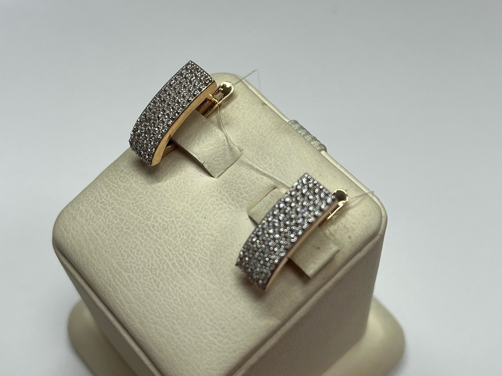 СЕРЬГИ С КАМНЯМИ (Au 585)