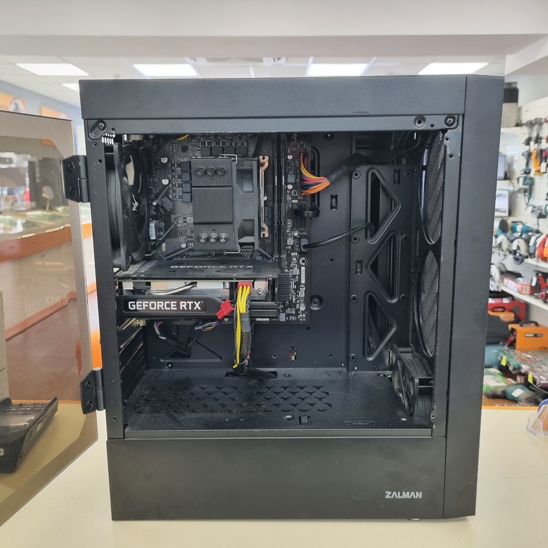 Системный блок ZALMAN FQC - 08909; I5-10400F, GeForce RTX 3050, 16 Гб, 1 Tb, Нет