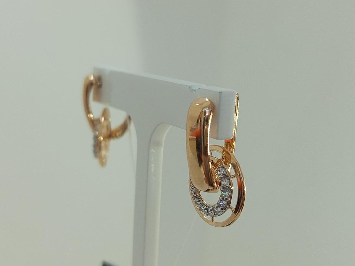 СЕРЬГИ С КАМНЯМИ (Au 585)