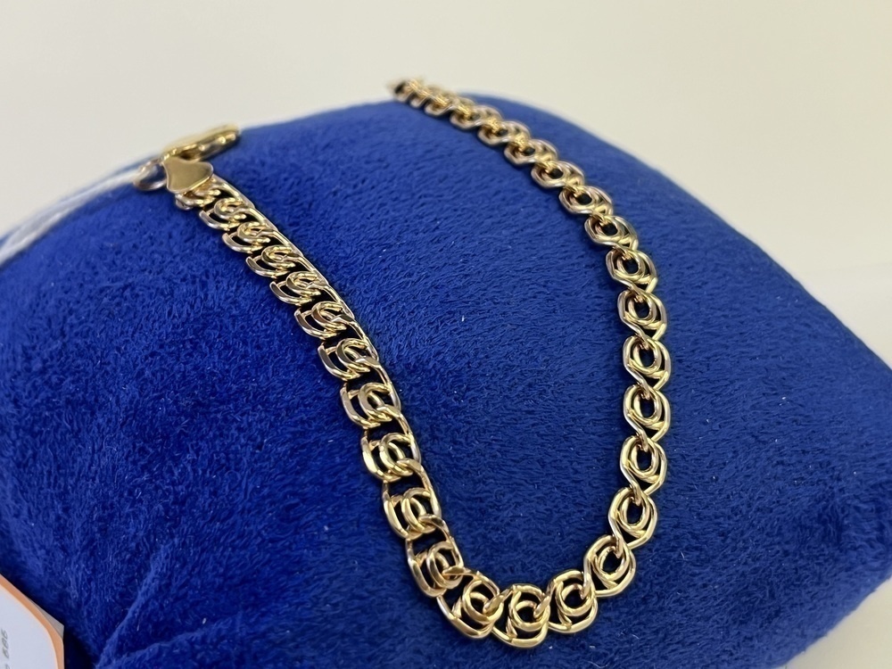 БРАСЛЕТ ПОЛНОВЕСНЫЙ Лав Au 585