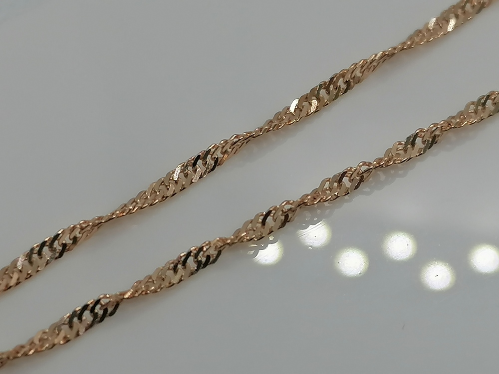 ЦЛСИ585 ЦЕПЬ ПОЛНОВЕСНАЯ Сингапур (Au 585)