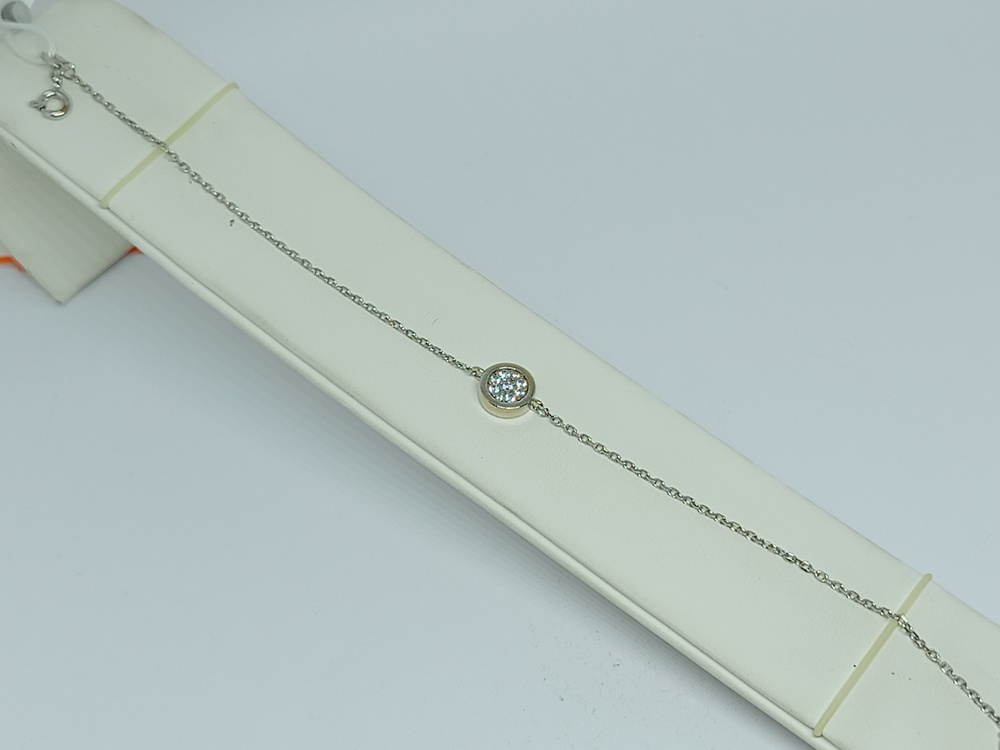 Б585 БРАСЛЕТ С КАМНЯМИ (Au 585)