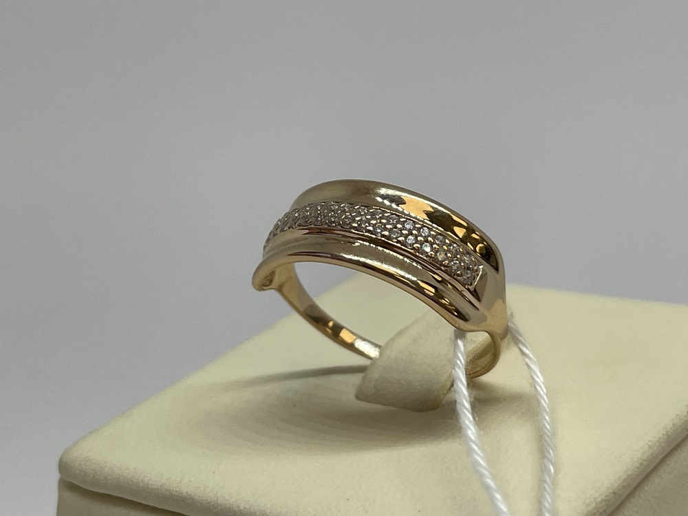 КОЛКМИ585 КОЛЬЦО С КАМНЯМИ (Au 585)