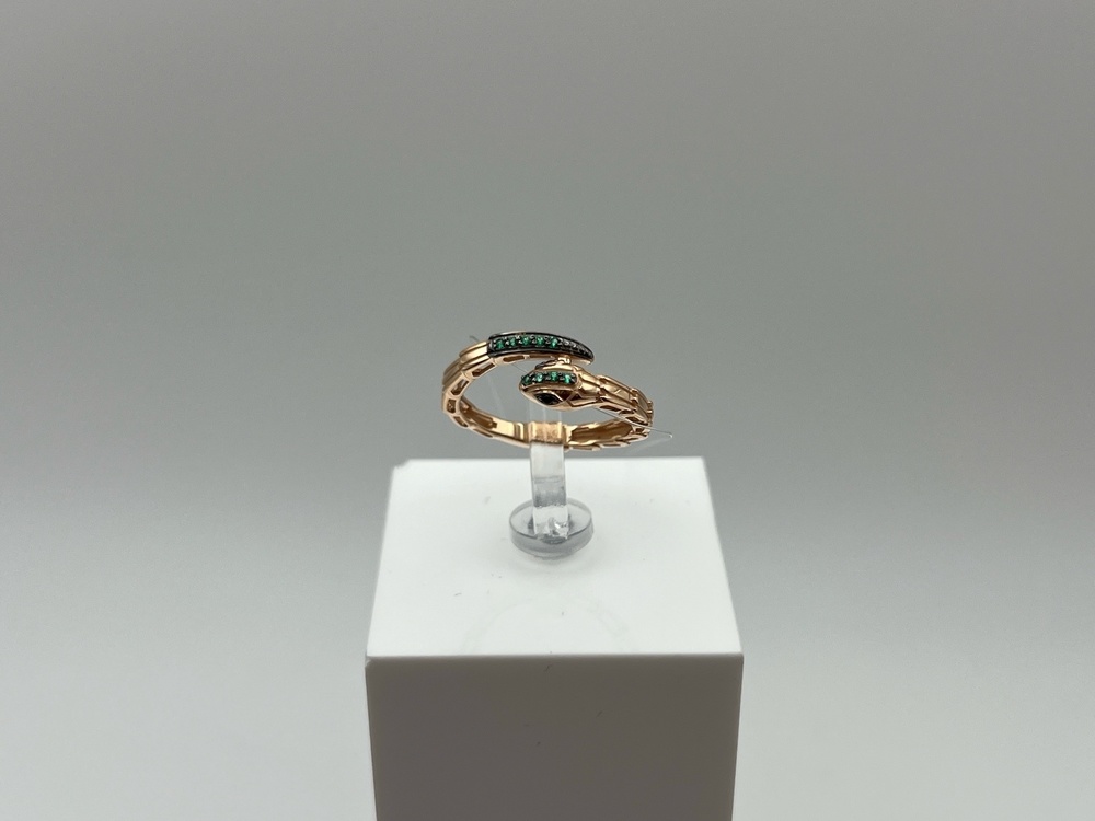 К19217875 КОЛЬЦО С КАМНЯМИ (Au 585)