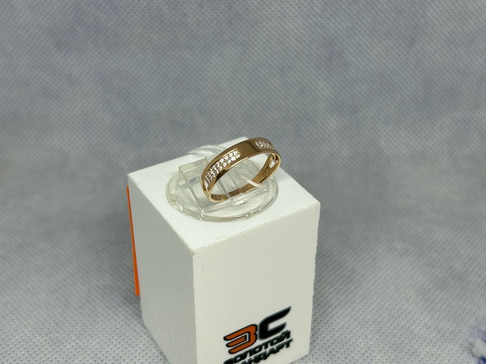 КОЛКМИ585 КОЛЬЦО С КАМНЯМИ (Au 585)