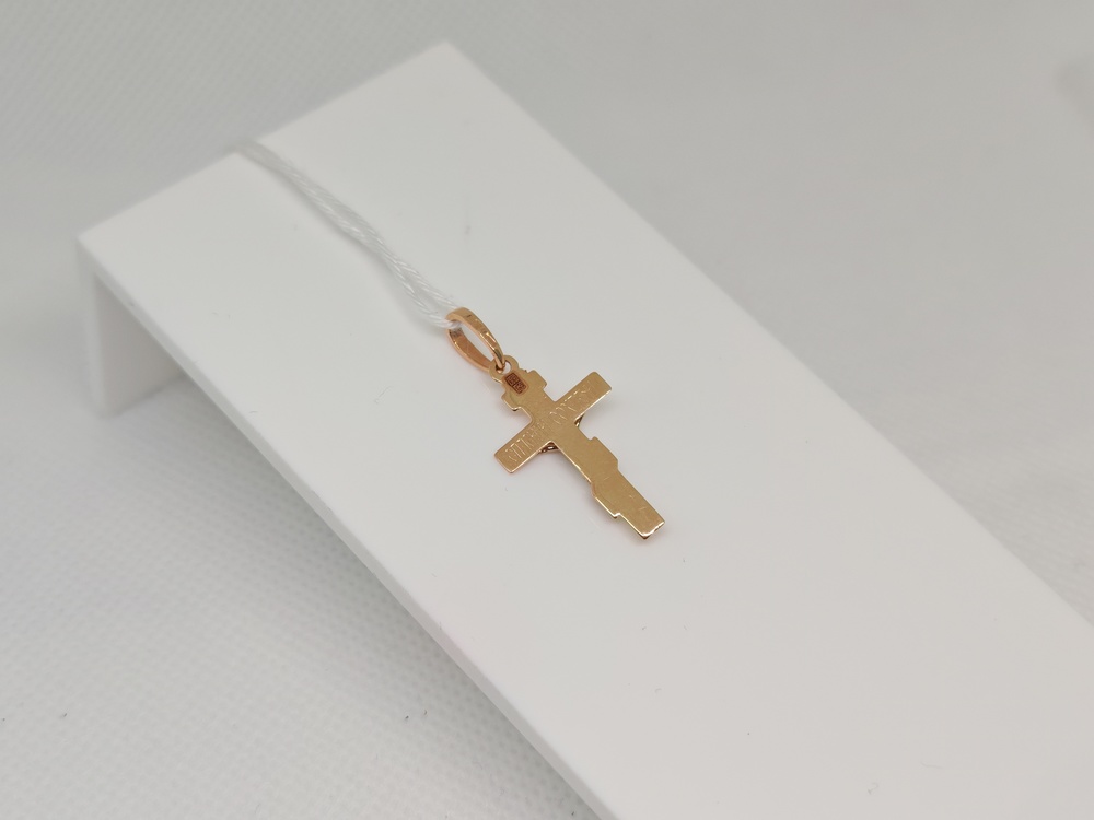 ПОДКБК585 ПОДВЕСКА КРЕСТ БЕЗ КАМНЯ (Au 585)