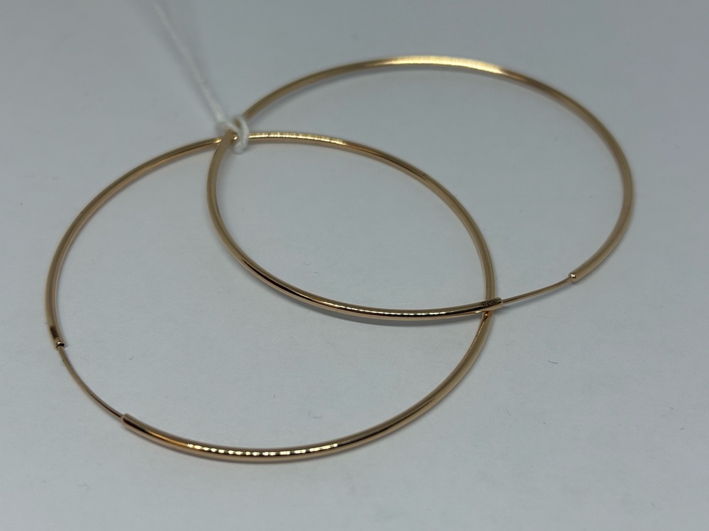 СКОН585 СЕРЬГИ КОНГО (Au 585)