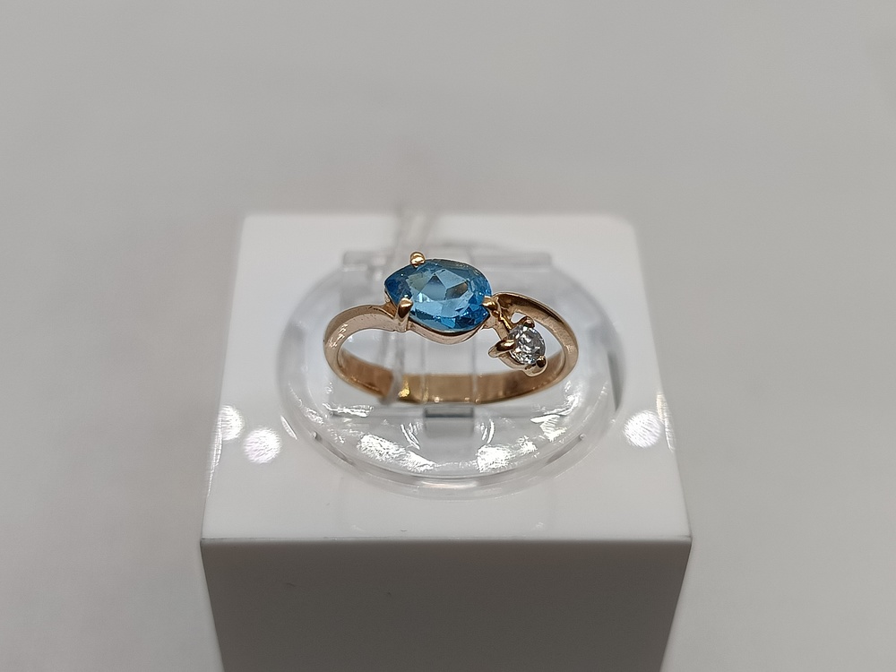 КОЛКМИ585 КОЛЬЦО С КАМНЯМИ (Au 585)