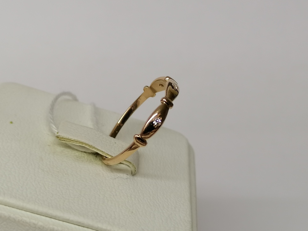 КОЛКМИ585 КОЛЬЦО С КАМНЯМИ (Au 585)