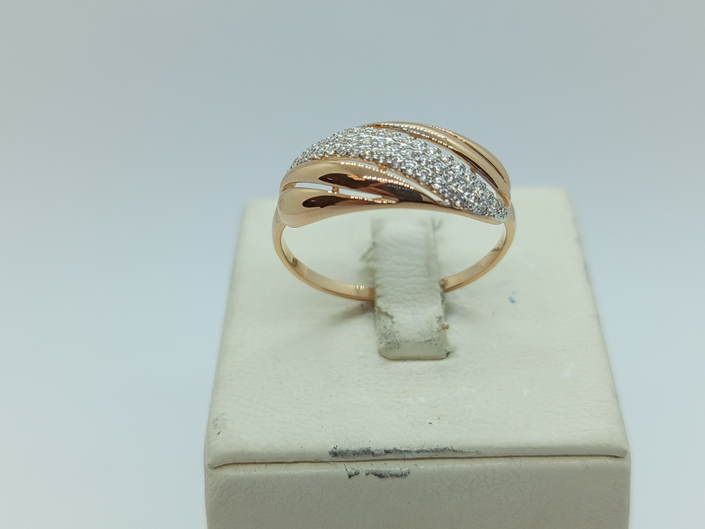 51-110-00233-1 КОЛЬЦО С КАМНЯМИ (Au 585)