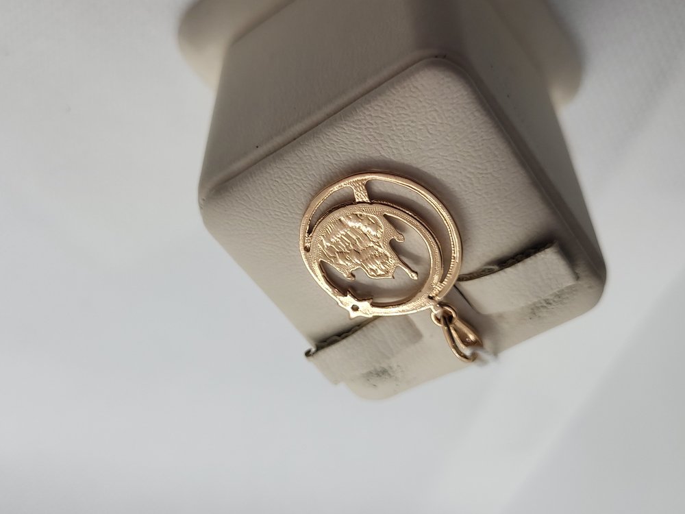 ПОДВЕСКА МЕЧЕТЬ С КАМНЕМ (Au 585)