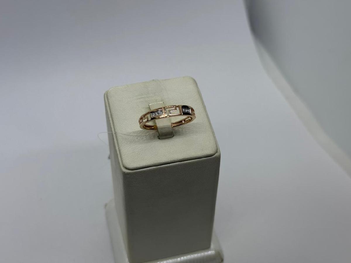 КОЛЬЦО С КАМНЯМИ (Au 585)