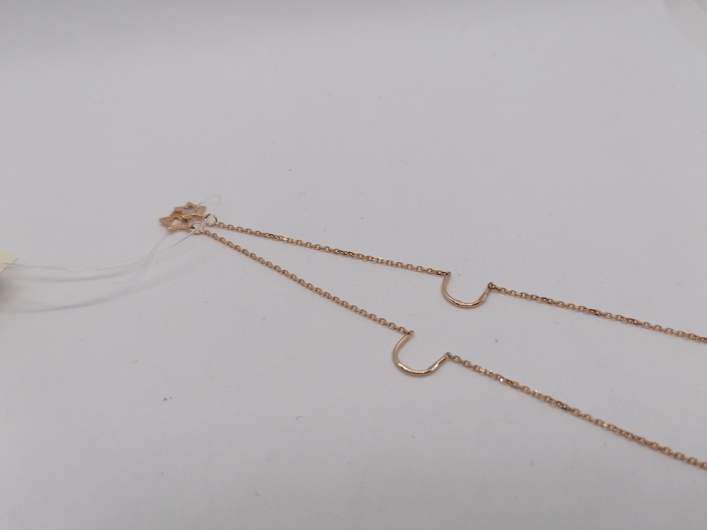 014932-1000 СЕРЬГИ ПРОДЕВКИ без камня (Au 585)