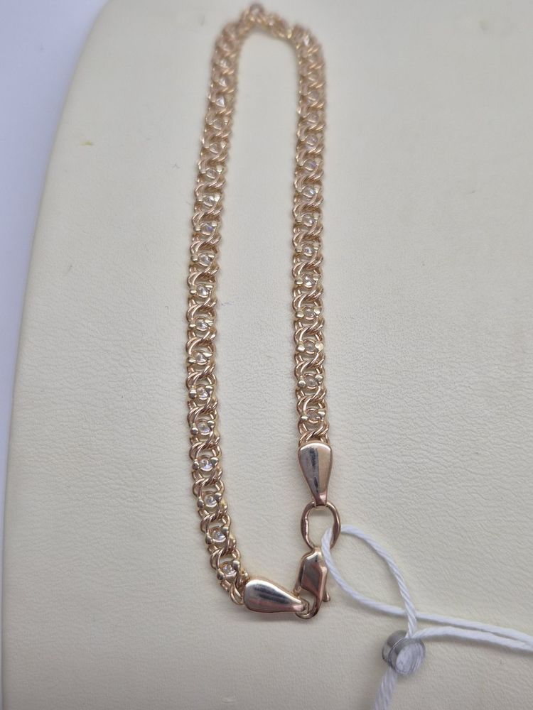 Б585 БРАСЛЕТ С КАМНЯМИ (Au 585)