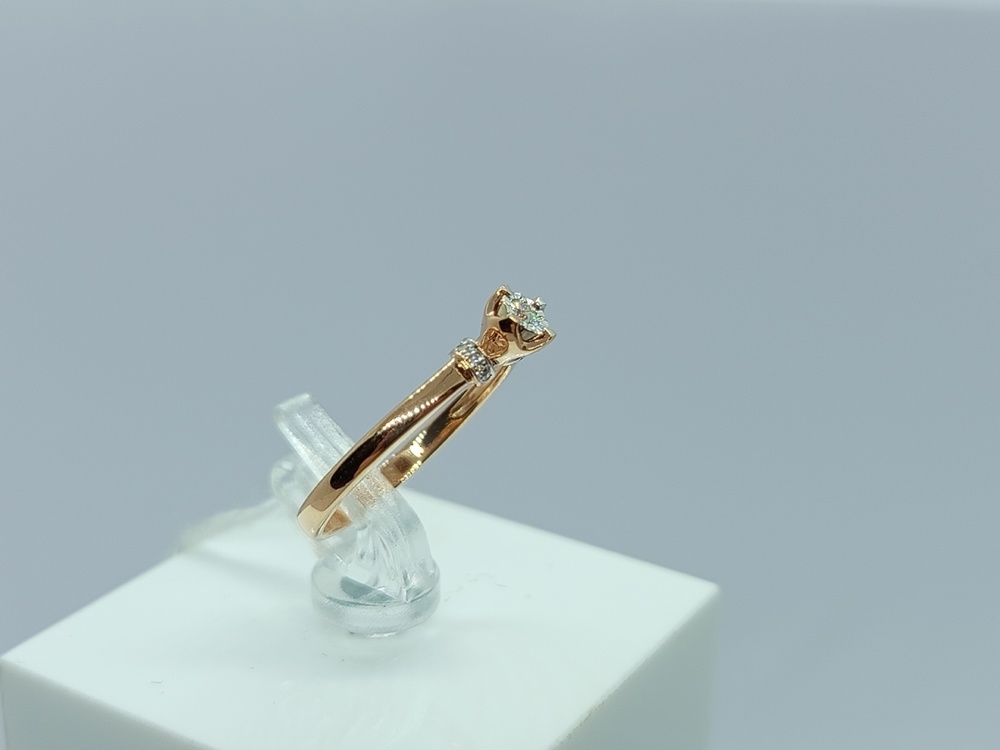 КОЛЬЦО БРИЛЛИАНТ Au 585