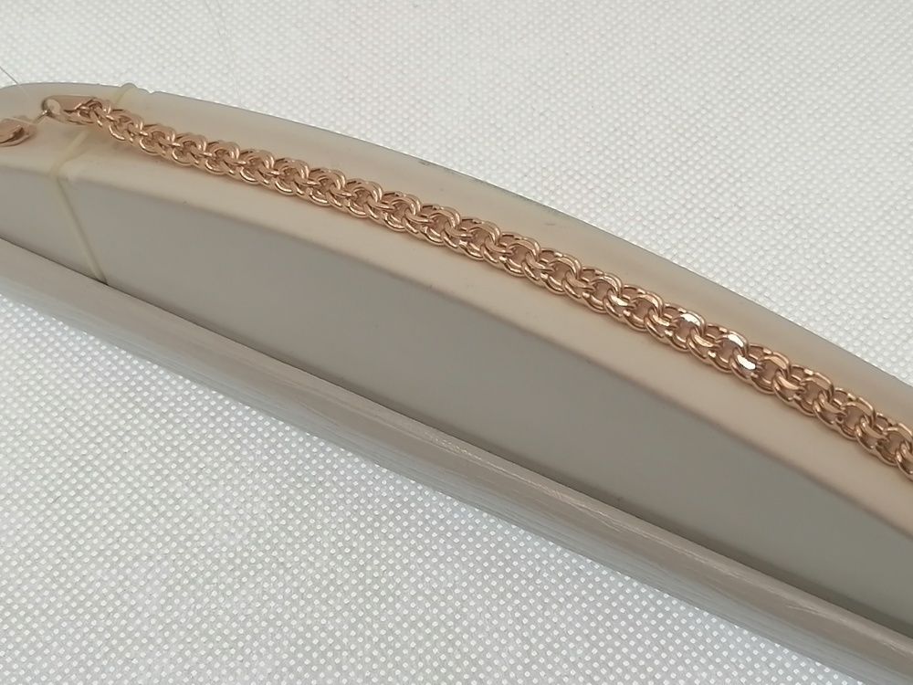 10090380117 БРАСЛЕТ ПУСТОТЕЛЫЙ Бисмарк (Au 585)