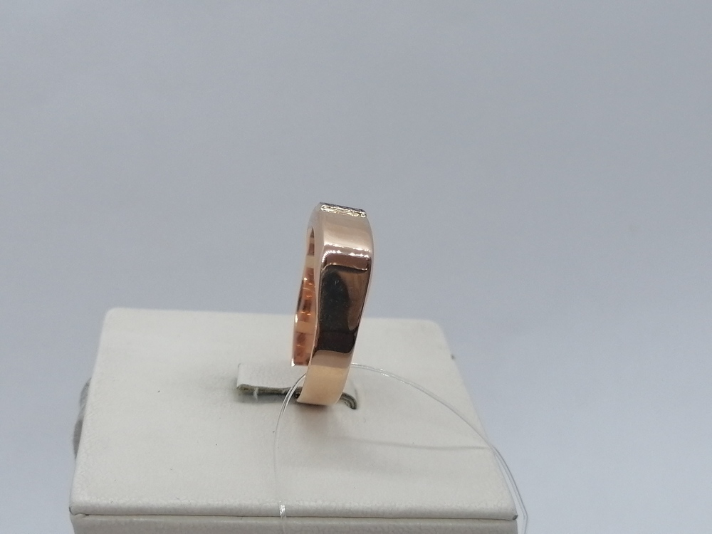 КОЛЬЦО ПЕЧАТКА с камнями (Au 585)