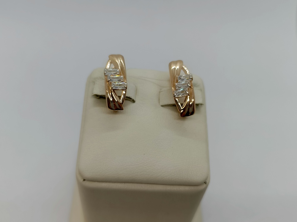 СЕРЬГИ С КАМНЯМИ (Au 585)