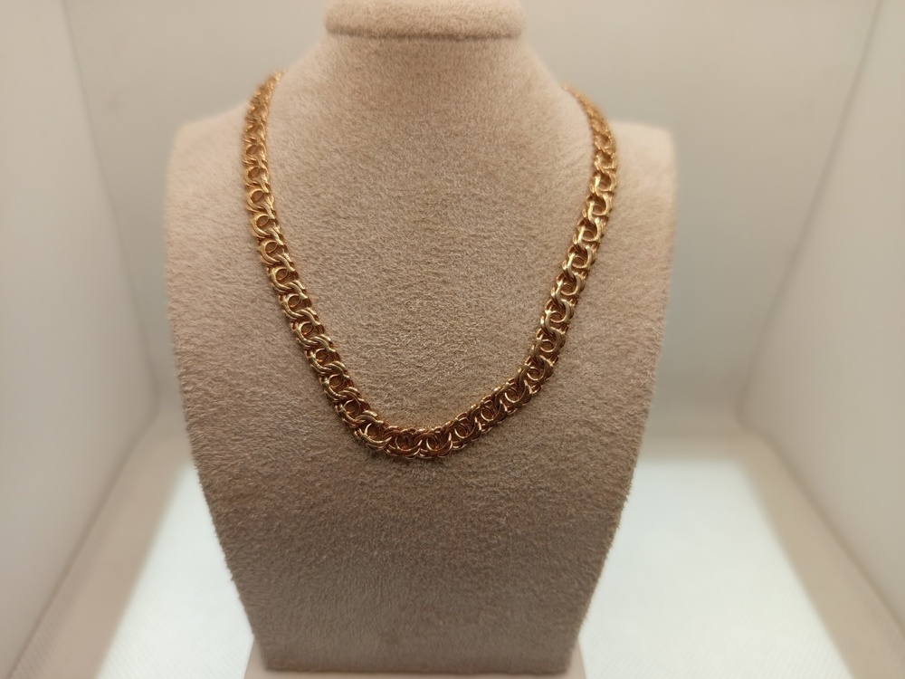 ЦЕПЬ ПОЛНОВЕСНАЯ Бисмарк арабский (Au 585)